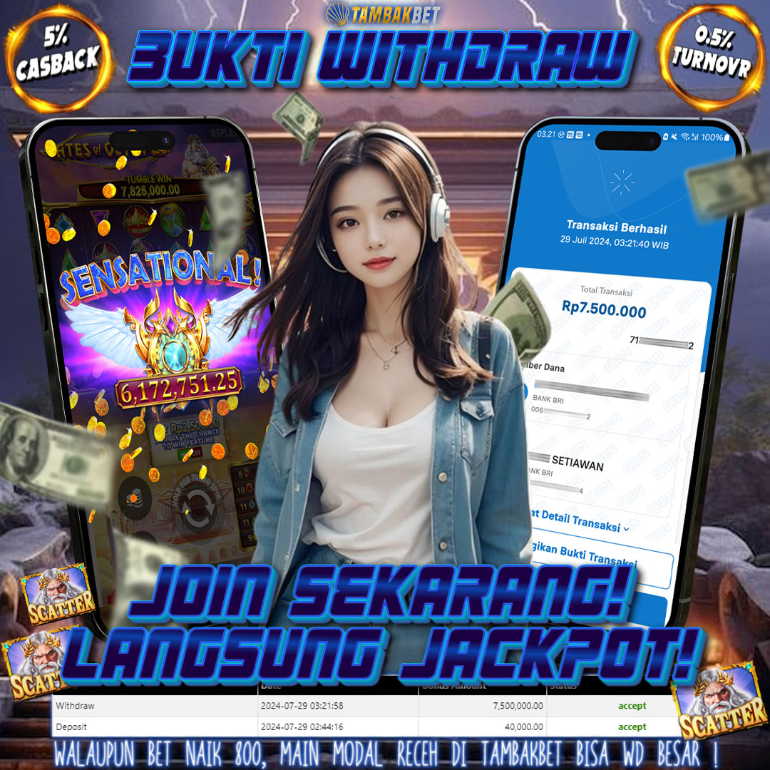 TAMBAKBET JACKPOT BESAR DI PRAGMATICPLAY