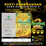 BUKTI JACKPOT SLOT MAHJONG WAYS 2 DI TAMBAKBET